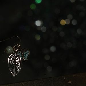Turquoise Navajo Leaf Butterly Earrings